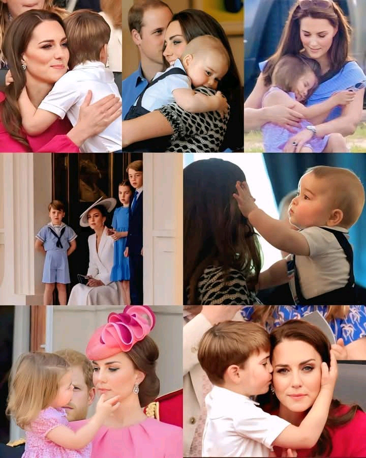 A mother’s love captured in every embrace Princess Catherine shares tender moments with Prince George, Princess Charlotte, and Prince Louis. Each glance, hug, and smile reflects the deep bond of love, care, and devotion that defines their royal family...