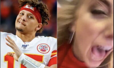 "Brittany Mahomes cries out after divorcing husband Patrick Mahomes, calling him a wife batterer."