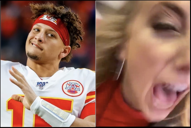 "Brittany Mahomes cries out after divorcing husband Patrick Mahomes, calling him a wife batterer."