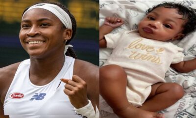 Coco Gauff, at 20 years old, unexpectedly welcomes her first child with her boyfriend, bringing joy to the tennis world.