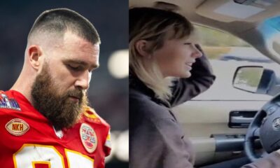 Fans lash out at Taylor Swift, labeling her a gold digger, following fiancé Travis Kelce's extravagant gift—a brand-new Toyota Venza worth $39,800—delivered by showering money on her.