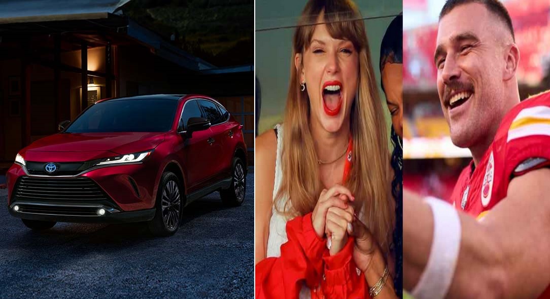 Fans criticize Taylor Swift, accusing her of being a gold digger, after her fiancé Travis Kelce surprises her with a brand-new Toyota Venza, valued at $39,800, by throwing money on her.