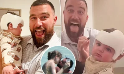 "Breaking News: Travis Kelce and his fiancée Taylor Swift joyfully welcome their first baby together, surprising fans by naming the baby after Jason Kelce."