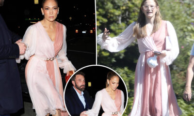 Breaking News: Violet Affleck Recycles Romantic Dress Jennifer Lopez Wore on 2023 Valentine's Day Date with Ben Affleck...