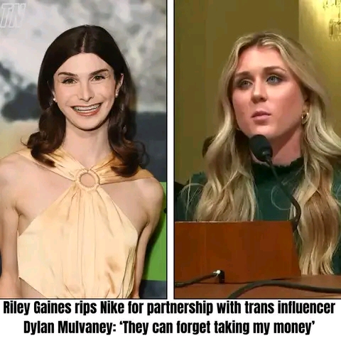 Amazing : Riley Gaines rips Nike for partnership with trans influencer Dylan Mulvaney: ‘They can forget… See more