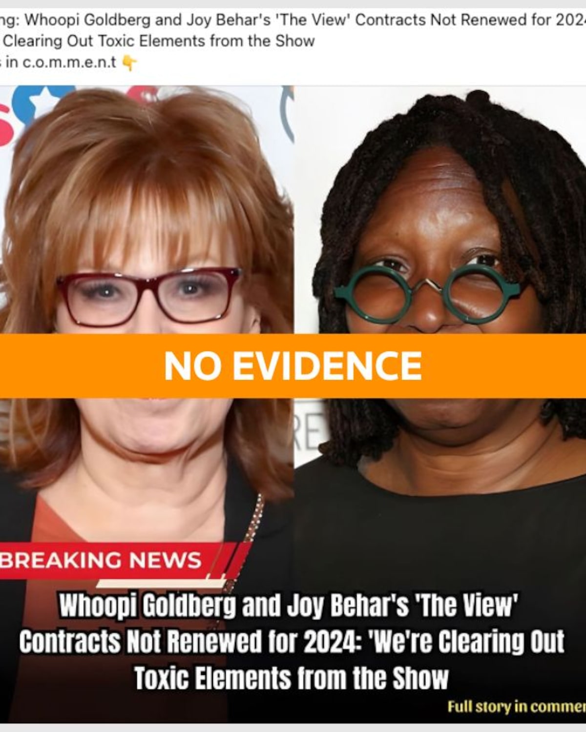 Fact Check: No evidence that ABC decided not to renew ‘The View’ host contracts