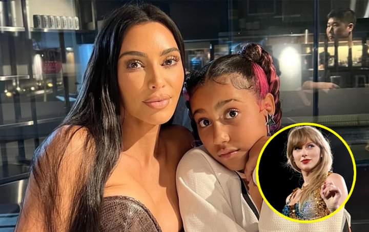 Lack Of Parental Responsibilities: Kim Kardashian’s daughter North West criticizes and humiliates Taylor Swift on her Instagram page and other social media handles, sparking controversy among followers as the drama resurfaces. would you blame Kim over her Daughter juvenile attitude?