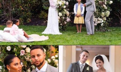 Breaking: Steph Curry surprised his wife Ayesha with an intimate vow renewal ceremony to mark 10 years together with eldest daughter Riley officiating and Ryan and Canon looking on...See More