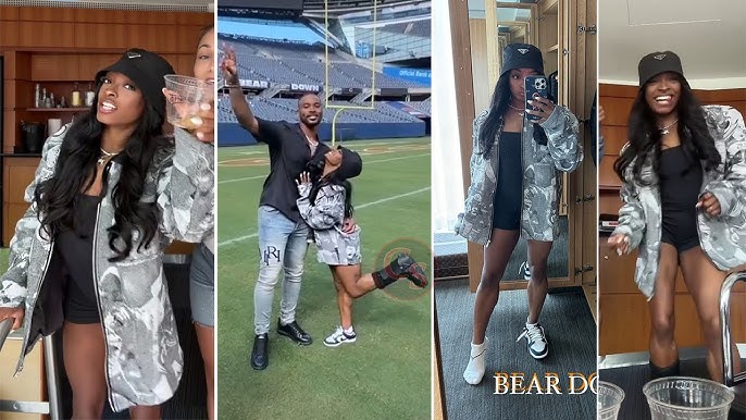 Just In: Simone Biles is getting unnecessarily ripped for wearing a Packers jacket to watch husband Jonathan Owens play for the And she said….