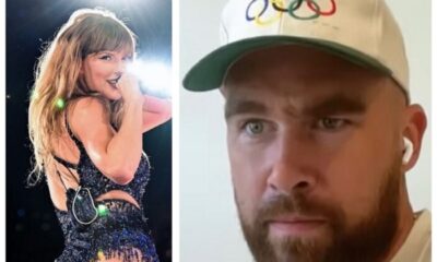 After not seeing Taylor Swift for weeks, The moment Travis Kelce saw this photo of Taylor, He couldn’t hide his Hilarious Emotional Reaction…. See Full Clip