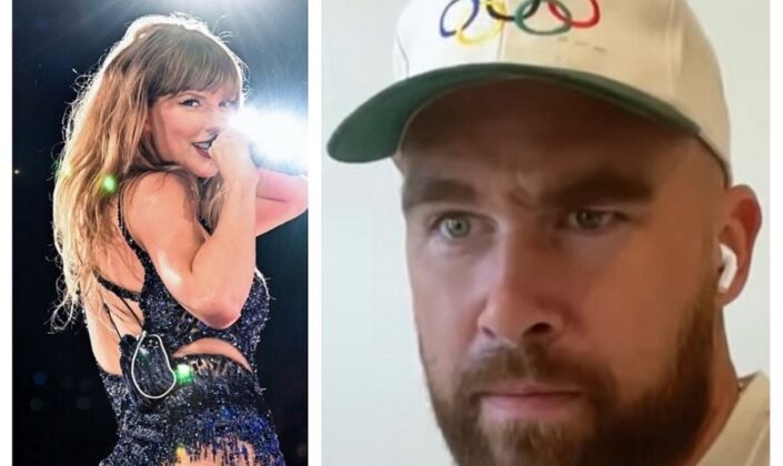 After not seeing Taylor Swift for weeks, The moment Travis Kelce saw this photo of Taylor, He couldn’t hide his Hilarious Emotional Reaction…. See Full Clip