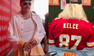 Breaking: Travis Kelce’s heartwarming three-word message to mom Donna kelce as he signs her Chiefs jersey ahead of NFL opener...See More