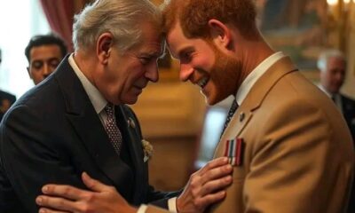 5 MINUTES AGO! King Charles, despite his frail health, flew to the U.S. to welcome Prince Harry home, tearfully begging for forgiveness: "I'm so sorry, my dear son..." See more