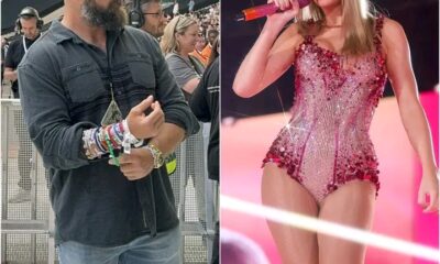 Breaking News: The Young Handsome Philadelphia Eagles Player "Jason Kelce" praises Taylor Swift and the Swifties after attending The Eras Tour... See More