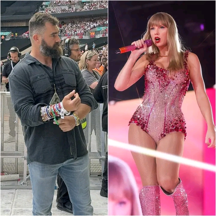 Breaking News: The Young Handsome Philadelphia Eagles Player "Jason Kelce" praises Taylor Swift and the Swifties after attending The Eras Tour... See More