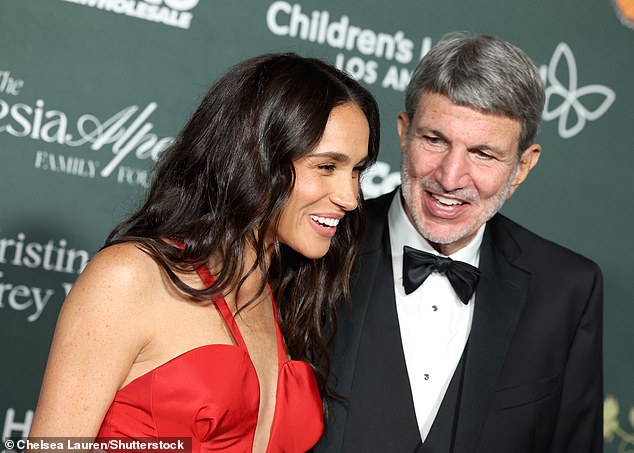 Breaking: Meghan, The Duchess of Sussex Is With Paul S. Viviano, CEO of the Children's Hospital Los Angeles and friend Kelly McKee Zajfen at the 2024 CHLA Gala in LA... See More