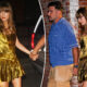 Breaking: Taylor Swift dazzles in gold corset and skirt on romantic dinner date with Travis Kelce. Her glamorous outfit costs…See More