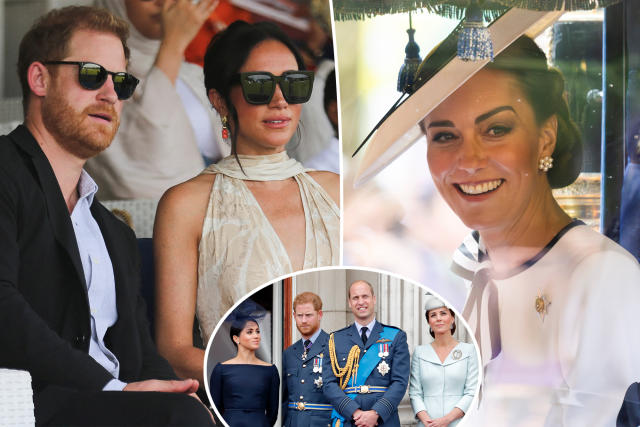 Royal Family live Update : Prince Harry and Meghan Markle are ‘desperate’ to reconnect with Kate Middleton...See More