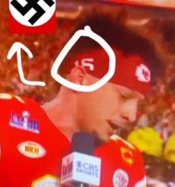 Breaking: The Entire Internet Is Tripping Out Over Sketchy Image That Appears To Show Patrick Mahomes Rocking Racist Symbol On His Clothing …..see more