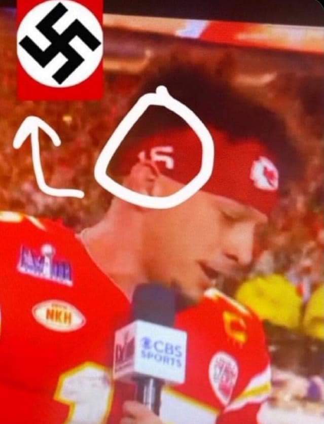 Breaking: The Entire Internet Is Tripping Out Over Sketchy Image That Appears To Show Patrick Mahomes Rocking Racist Symbol On His Clothing …..see more