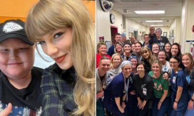 Taylor Swift and Travis Kelce visited the Children’s Mercy Hospital in Kansas on Thursday and donated a staggering amount for health care and also with promise to build… “Where does she get the energy to do this after just finishing a 2 years tour” .. See More