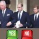 "A Royal Dilemma: Will King Charles and Prince William Extend an Olive Branch Of Forgiveness to Prince Harry? Cast Your Vote Now and Uncover the Drama!"...