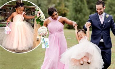 Too Cute! Serena Williams Publics Photo of Daughter as a Flower-Scattering Bridesmaid at a Family Wedding...