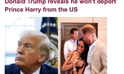 President Donald Trump has said he has no plans of deporting Prince Harry from the US amid a legal battle over his immigration status.See More