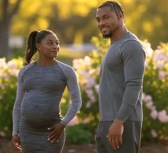 Olympic Gymnast Simone Biles and NFL Player Jonathan Owens: They Announce Their Pregnancy with a Heartwarming, Picture-Perfect Photoshoot Showcasing Biles’ Growing Baby Bump…see more