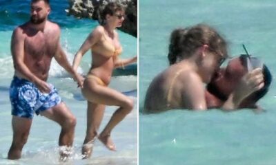 20mins ago: “Taylor Swift and Travis Kelce Pack on the PDA While Vacationing in the Bahamas” Entertainment Tonight reports on the couple’s affectionate behavior during their trip, including shared kisses and beach outings”..see more..