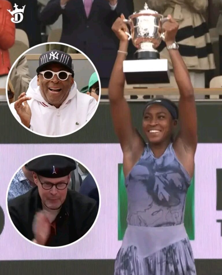 NEWS UPDATE! Spike Lee and Ernie Johnson got a front-row seat for Coco Gauff’s French Open win 🏆🇺🇸 and here’s what they have to say of the “hard fighting” Champion…See More 👇