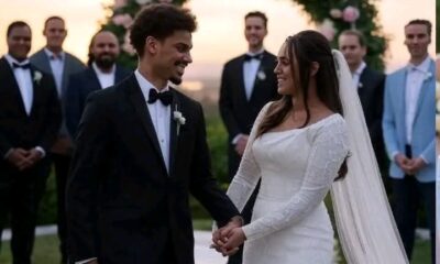 Congratulations! Green Bay Packers quarterback Jordan Love and professional volleyball star Ronika Stone exchanged vows in a lavish ceremony at the elegant Lambeau Estate in Green Bay, Wisconsin...