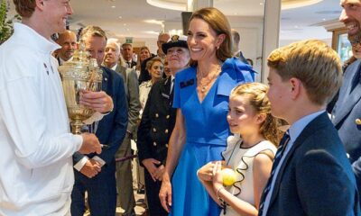 Jannik Sinner Reveals What It Was Really Like Meeting the Royal Family: Prince William, Kate Middleton, Prince George and Princess Charlotte take in the action during the Wimbledon men’s singles finals between Jannik Sinner and Carlos Alcaraz...