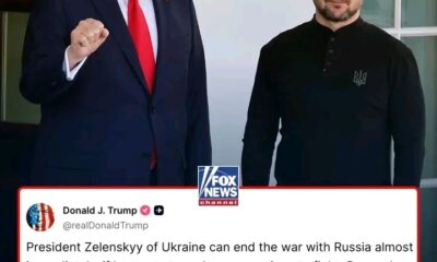 Breaking: President Trump said Sunday night that Ukraine can end the war "almost immediately" as he anticipates the arrival of President Zelenskyy and a delegation of powerful European presidents, prime ministers and leaders...