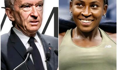 💥SHOCKING 5 MINUTES AGO AT US OPEN: Following her first-round win at the 2025 US Open, Louis Vuitton boss Bernard Arnault stunned everyone by offering tennis star Coco Gauff a whopping $10 million to promote the brand's new design on her apparel and racket for the upcoming tournament. "She's a young talent, she deserves to shine," he said. In response, Coco gave a short five-word answer that left Arnault extremely excited, before responding with a request that left everyone in awe!