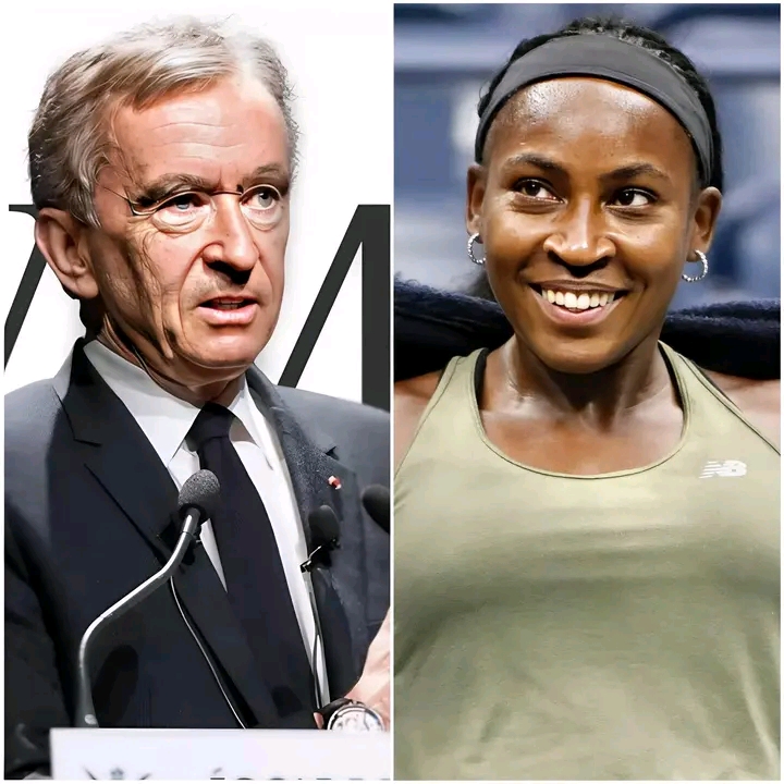 đ„SHOCKING 5 MINUTES AGO AT US OPEN: Following her first-round win at the 2025 US Open, Louis Vuitton boss Bernard Arnault stunned everyone by offering tennis star Coco Gauff a whopping $10 million to promote the brand's new design on her apparel and racket for the upcoming tournament. "She's a young talent, she deserves to shine," he said. In response, Coco gave a short five-word answer that left Arnault extremely excited, before responding with a request that left everyone in awe!