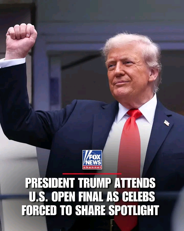 GRAND WELCOME: President Trump saw Carlos Alcaraz capture the US Open title in person, along with an array of celebs, including Jon Hamm, Kevin Hart, Lindsay Lohan, Steph Curry, Jessica Alba and more.