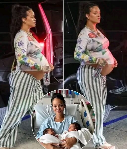 Heavily Pregnant Rihanna who is expecting Twins looking absolutely gorgeous as she spotted in Beverly Hills ahead of Due Date...Read More 👇👇👇