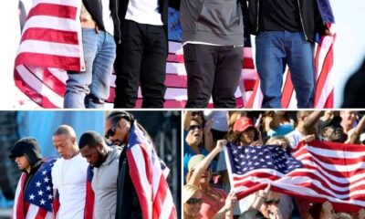 WORLD STOPS: Eminem, Dr. Dre, 50 Cent, and Snoop Dogg Cancel Private Jet Flight for World Tour 2025— Unite in Unprecedented Tribute to Charlie Kirk, But Their FINAL, Unimaginable Act Left Millions Crying in Silence! History paused this morning when four rap icons — Eminem, Dr. Dre, 50 Cent, and Snoop Dogg — canceled their world tour flight at the very last minute after learning of Charlie Kirk’s death. What followed wasn’t just a tribute; it was a moment that no one on earth expected. With flags in hand, tears streaming down their faces, the legends bowed their heads before millions. But it was their final, mysterious act — a silent gesture so haunting, so unexplainable — that brought an entire world to tears and left fans demanding answers. See more👉: