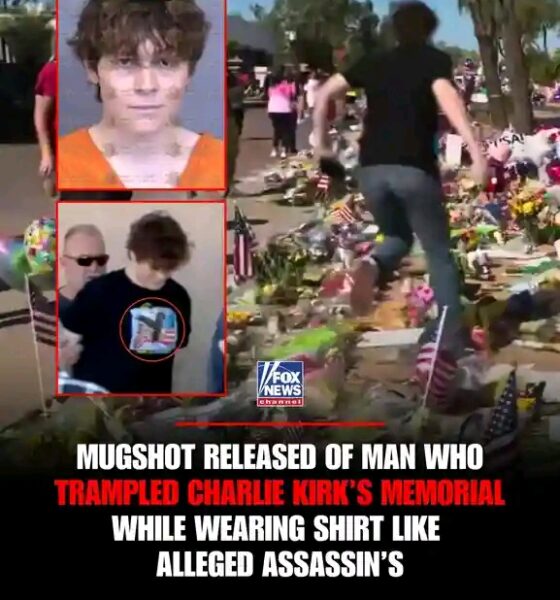 SICKENING ACT: 19-year-old Ryder Corral's mugshot has been released after he was arrested and charged for blatantly trampling Charlie Kirk’s memorial outside Turning Point USA’s headquarters in Phoenix. A mourner grabbed the alleged vandal and slammed him to the ground.