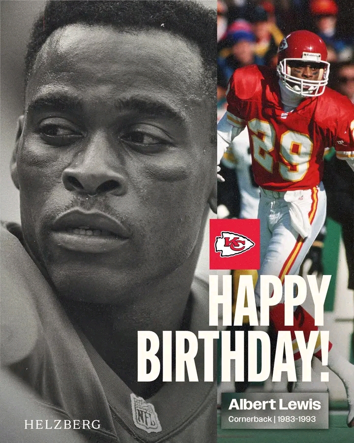 Congratulations 🎉: Chiefs Kingdom, help us wish a happy birthday to Chiefs Hall of Famer and All-Pro CB Albert Lewis!