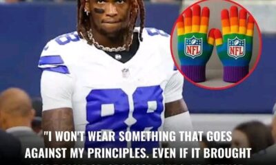 BREAKING : Dallas Cowboys star CeeDee Lamb shocked the NFL when, ahead of a major game, he publicly refused to wear custom-designed rainbow gloves meant to honor the LGBTQ community. Instead, Lamb bluntly criticized what he called the “WOKE agenda” and declared: “Even if that could get me more sponsorships, or even make me more famous, I still would not accept it. This is the stance of my career.”😡 Full details👇