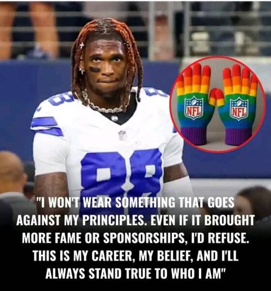 BREAKING : Dallas Cowboys star CeeDee Lamb shocked the NFL when, ahead of a major game, he publicly refused to wear custom-designed rainbow gloves meant to honor the LGBTQ community. Instead, Lamb bluntly criticized what he called the “WOKE agenda” and declared: “Even if that could get me more sponsorships, or even make me more famous, I still would not accept it. This is the stance of my career.”😡 Full details👇