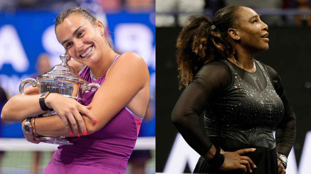 "SERENA WILLIAMS' SURPASSED!": Aryna Sabalenka has broken Serena Williams' record for most prize money won in a single season, with $15,008,519 in on-court earnings...See More Photos 👇