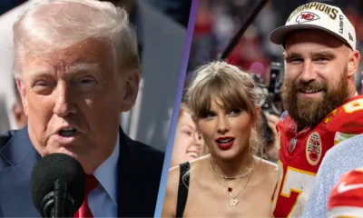 “Trump Drops a 7‑Word Bomb on Taylor Swift And Travis Kelce’s Jaw Drops! Click to see the full exchange that’s blowing up the internet!”...See More Photos 👇👇👇